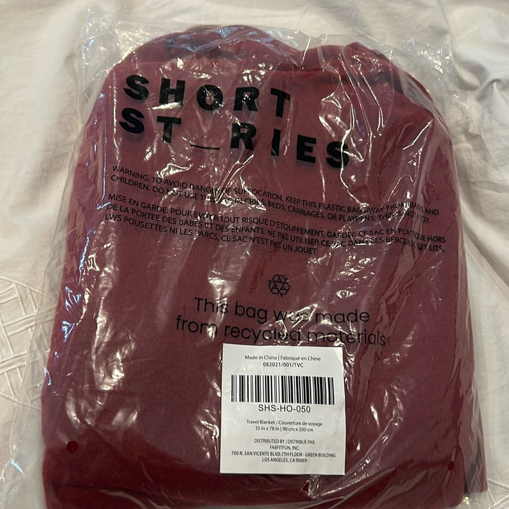 Travel blanket, short st_ries